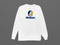 West Virginia Stealie Premium Unisex Long-Sleeve — Design: West Virginia University — White