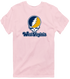 West Virginia Stealie Premium Unisex T-Shirt — Design: West Virginia University — Light Pink