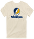 West Virginia Stealie Premium Unisex T-Shirt — Design: West Virginia University — Sand