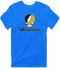 West Virginia Stealie Premium Unisex T-Shirt — Design: West Virginia University — Royal