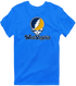 West Virginia Stealie Premium Unisex T-Shirt — Design: West Virginia University — Royal