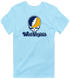 West Virginia Stealie Premium Unisex T-Shirt — Design: West Virginia University — Light Blue