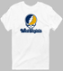 West Virginia Stealie Premium Unisex T-Shirt — Design: West Virginia University — White