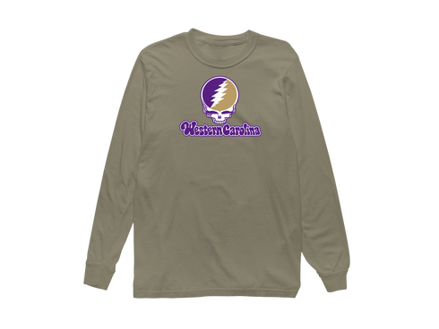 Western Carolina Stealie Premium Unisex Long-Sleeve — Design: Western Carolina University — Sandstone