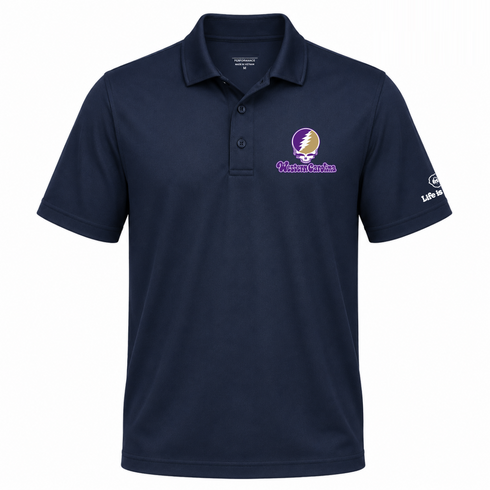 Western Carolina Stealie Premium Unisex Polo — Design: Western Carolina University — Navy