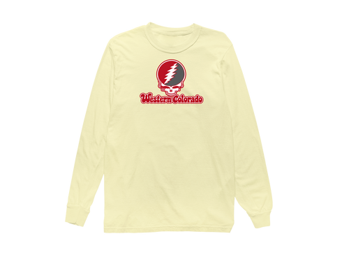 Western Colorado Stealie Premium Unisex Long-Sleeve — Design: Western State Colorado University — Butter