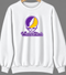 Western Illinois Stealie Premium Unisex Crewneck — Design: Western Illinois University — White