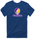 Western Illinois Stealie Premium Unisex T-Shirt — Design: Western Illinois University — Navy