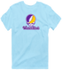 Western Illinois Stealie Premium Unisex T-Shirt — Design: Western Illinois University — Light Blue