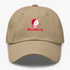 Western Kentucky Stealie Premium Unisex Dad Hat — Design: Western Kentucky University — Khaki