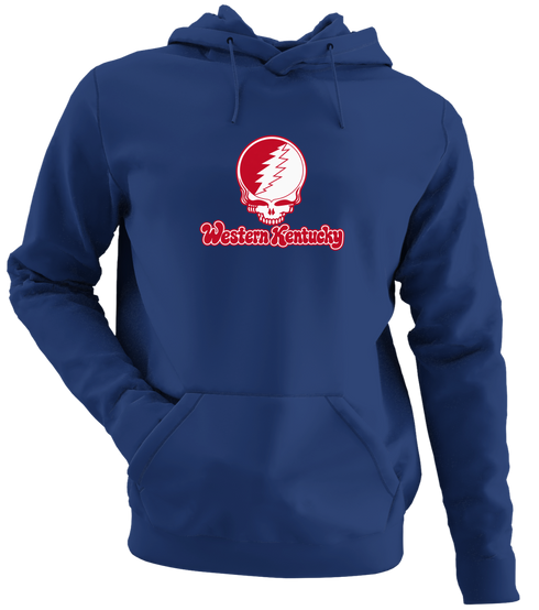 Western Kentucky Stealie Premium Unisex Hoodie — Design: Western Kentucky University — Navy