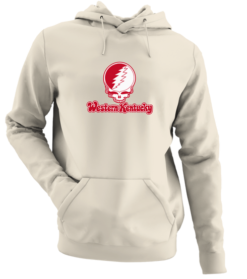 Western Kentucky Stealie Premium Unisex Hoodie — Design: Western Kentucky University — Sand