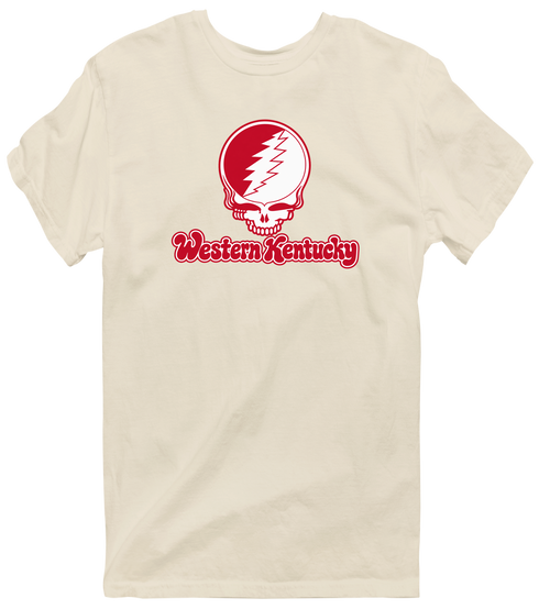Western Kentucky Stealie Premium Unisex T-Shirt — Design: Western Kentucky University — Sand