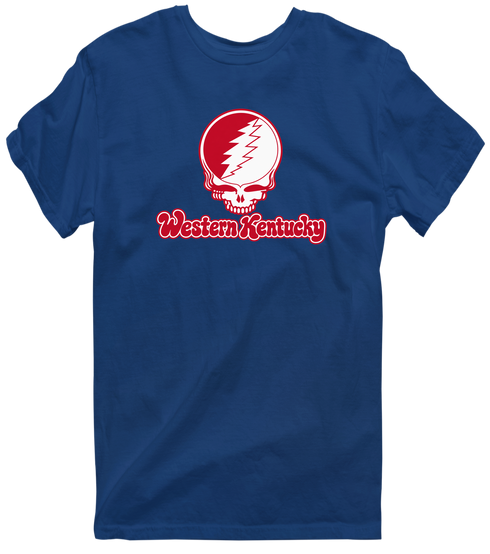 Western Kentucky Stealie Premium Unisex T-Shirt — Design: Western Kentucky University — Navy