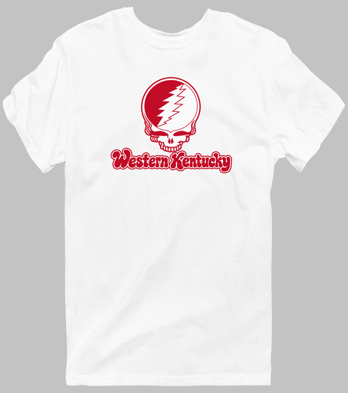 Western Kentucky Stealie Premium Unisex T-Shirt — Design: Western Kentucky University — White