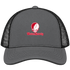 Western Kentucky Stealie Premium Unisex Trucker Cap — Design: Western Kentucky University — Charcoal/Black