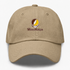 Western Michigan Stealie Premium Unisex Dad Hat — Design: Western Michigan University — Khaki