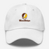 Western Michigan Stealie Premium Unisex Dad Hat — Design: Western Michigan University — White