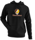 Western Michigan Stealie Premium Unisex Hoodie — Design: Western Michigan University — Black