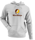 Western Michigan Stealie Premium Unisex Hoodie — Design: Western Michigan University — Sport Grey