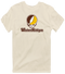 Western Michigan Stealie Premium Unisex T-Shirt — Design: Western Michigan University — Sand