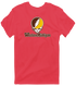 Western Michigan Stealie Premium Unisex T-Shirt — Design: Western Michigan University — Heather Red