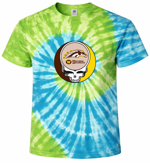 Western Michigan Stealie Tie-Dye T-Shirt