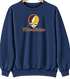 Western Michigan Stealie Premium Unisex Crewneck — Navy