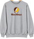 Western Michigan Stealie Premium Unisex Crewneck — Sport Grey