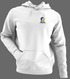 Western New England Stealie Premium Unisex Hoodie — Design: Western New England College — White/Grey