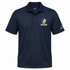 Western New England Stealie Premium Unisex Polo — Design: Western New England College — Navy