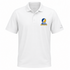 Western New England Stealie Premium Unisex Polo — Design: Western New England College — White