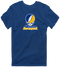 Western New England Stealie Premium Unisex T-Shirt — Design: Western New England College — Navy