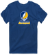 Western New England Stealie Premium Unisex T-Shirt — Design: Western New England College — Navy