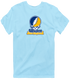 Western New England Stealie Premium Unisex T-Shirt — Design: Western New England College — Light Blue