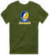 Western New England Stealie Premium Unisex T-Shirt — Design: Western New England College — Military Green