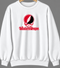 Western Oregon Stealie Premium Unisex Crewneck — Design: Western Oregon University — White