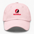 Western Oregon Stealie Premium Unisex Dad Hat — Design: Western Oregon University — Pink