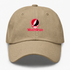 Western Oregon Stealie Premium Unisex Dad Hat — Design: Western Oregon University — Khaki