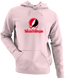 Western Oregon Stealie Premium Unisex Hoodie — Design: Western Oregon University — Light Pink