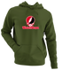 Western Oregon Stealie Premium Unisex Hoodie — Design: Western Oregon University — Military Green