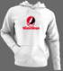 Western Oregon Stealie Premium Unisex Hoodie — Design: Western Oregon University — White/Grey