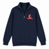 Western Oregon Stealie Premium Unisex Quarter-Zip — Design: Western Oregon University — Navy