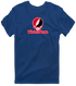 Western Oregon Stealie Premium Unisex T-Shirt — Design: Western Oregon University — Navy