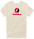 Western Oregon Stealie Premium Unisex T-Shirt — Design: Western Oregon University — Sand