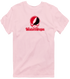 Western Oregon Stealie Premium Unisex T-Shirt — Design: Western Oregon University — Light Pink