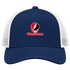 Western Oregon Stealie Premium Unisex Trucker Cap — Design: Western Oregon University — Navy/White