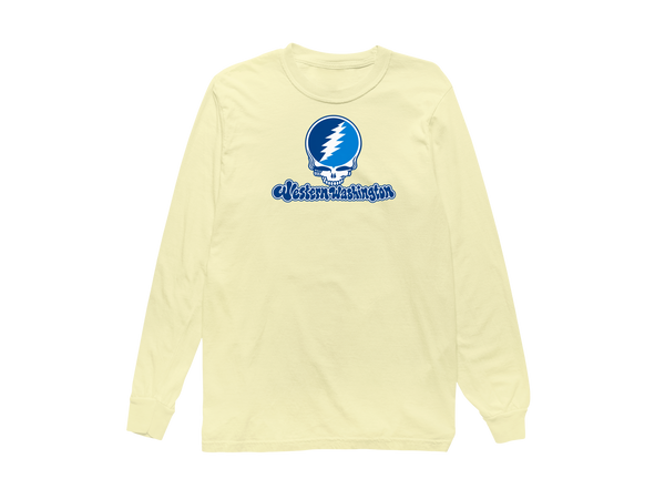 Western Washington Stealie Premium Unisex Long-Sleeve — Design: Western Washington University — Butter
