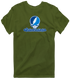 Western Washington Stealie Premium Unisex T-Shirt — Design: Western Washington University — Military Green