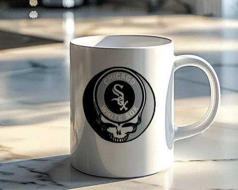 Grateful Dead - Chicago White Sox Stealie 15 Ounce Coffee Mug - StealieShop